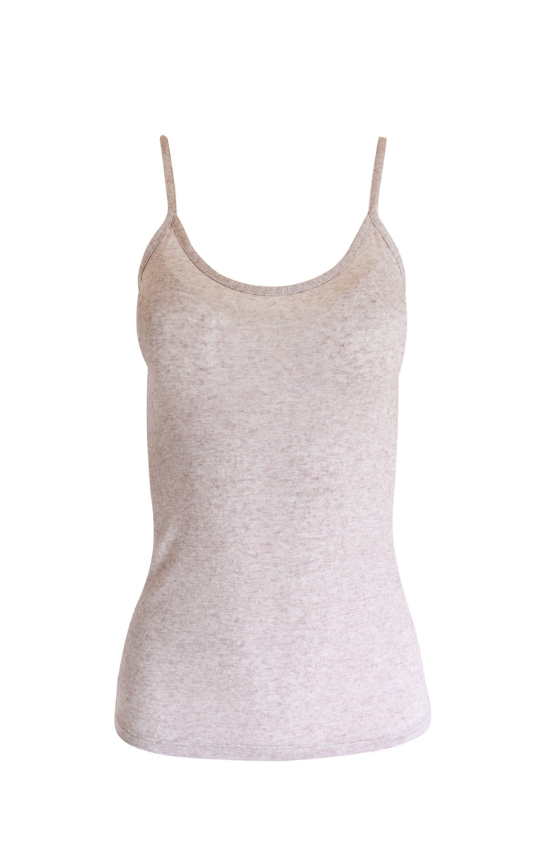 Cashmere/Modal Camisole With Self Bind - EGi COLLECTIONS - Smith