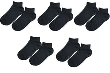 Load image into Gallery viewer, tittimitti® 98% ORGANIC COTTON Kid's Ankle Socks (5-pack). Ages 5 Through 12.