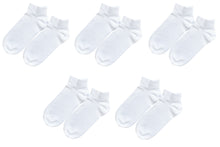 Load image into Gallery viewer, tittimitti® 98% ORGANIC COTTON Kid's Ankle Socks (5-pack). Ages 5 Through 12.