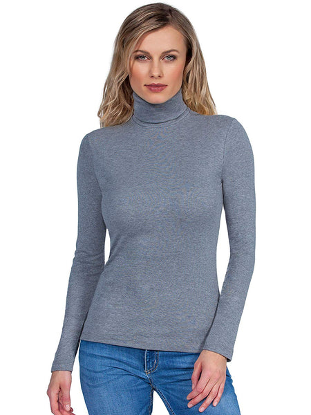 Stay Cozy and Fashionable with the BASIC COTTON Free Spirit Turtleneck Top