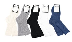 100% Organic Cotton Women's Boot Socks  Made in Italy