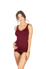 Laden Sie das Bild in den Galerie-Viewer, EGi Luxury Wool Silk V-Neck Tank Top. Proudly Made in Italy (1492)