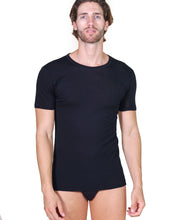 Load image into Gallery viewer, EGI Luxury Wool Silk Men's Short Sleeve T-Shirt. Proudly Made in Italy (456)