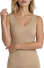 Laden Sie das Bild in den Galerie-Viewer, BASIC COTTON Free Spirit Premium Quality 100% Cotton Women's Tank Top. Proudly Made in Italy (603)