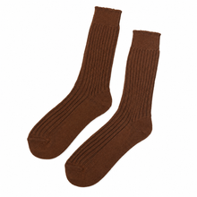 Load image into Gallery viewer, tittimitti® 100% Organic Cotton Men's Boot Socks. 1 Pair. Made in Italy.