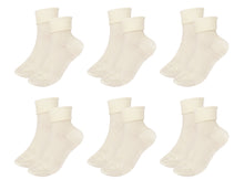 Load image into Gallery viewer, tittimitti® Women's Socks – 100% Organic Cotton Yarn from Italy | Undyed &amp; Unbleached, Made in Italy