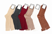 Load image into Gallery viewer, tittimitti® 100% Organic Cotton Men's Boot Socks. 1 Pair. Made in Italy.