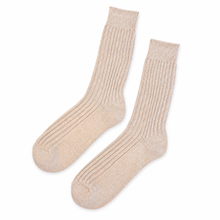 Load image into Gallery viewer, tittimitti® 100% Organic Cotton Men's Boot Socks. 1 Pair. Made in Italy.