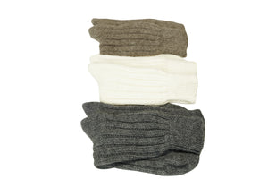 Norwegian Alpaca-Wool Blend Women's Socks 1 Pair Made in Italy