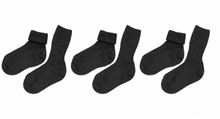 Charger l'image dans la galerie, tittimitti 75% Fine Merino Wool 25% Silk Luxury Kids Socks 3-Pack. Made in Italy.