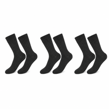 Laden Sie das Bild in den Galerie-Viewer, tittimitti® 75% Extra-Fine Merino Wool &amp; 25% Silk Men's Socks. 3 Pairs. Made in Italy.