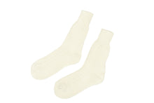 Load image into Gallery viewer, white Alpaca-Wool  Men&#39;s Socks Made in Ita