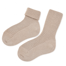 Load image into Gallery viewer, tittimitti 75% Fine Merino Wool 25% Silk Luxury Kids Socks 1 Pair. Made in Italy.