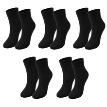 Load image into Gallery viewer, tittimitti® Kids 98% Organic Cotton Crew Socks 5-Pack – Breathable Everyday &amp; School Socks for Boys &amp; Girls (Soft, Durable, Stretch Fit)