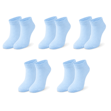 Load image into Gallery viewer, tittimitti® Kids 98% Organic Cotton Ankle Socks 5-Pack – Breathable Lightweight Socks for Active Kids