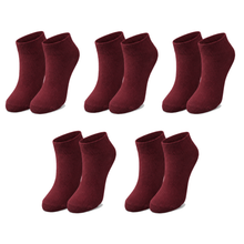 Load image into Gallery viewer, tittimitti® Kids 98% Organic Cotton Ankle Socks 5-Pack – Breathable Lightweight Socks for Active Kids