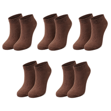 Load image into Gallery viewer, tittimitti® Kids 98% Organic Cotton Ankle Socks 5-Pack – Breathable Lightweight Socks for Active Kids