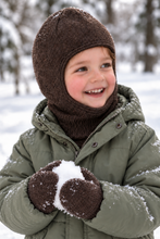 Laden Sie das Bild in den Galerie-Viewer, Kids 100% Virgin Wool Balaclava with Organic Cotton Lining