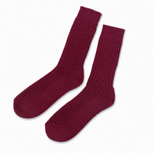 Load image into Gallery viewer, tittimitti® 100% Organic Cotton Men's Boot Socks. 1 Pair. Made in Italy.
