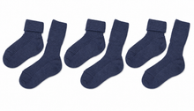 Charger l'image dans la galerie, tittimitti 75% Fine Merino Wool 25% Silk Luxury Kids Socks 3-Pack. Made in Italy.