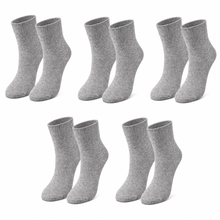 Load image into Gallery viewer, tittimitti® Kids 98% Organic Cotton Crew Socks 5-Pack – Breathable Everyday &amp; School Socks for Boys &amp; Girls (Soft, Durable, Stretch Fit)