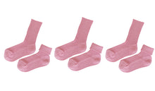 Load image into Gallery viewer, tittimitti® 100% Organic Cotton Kid&#39;s Socks (3-Pack) – Made in Italy, Unisex, Soft &amp; Breathable for Boys &amp; Girls.