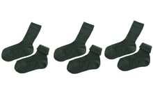 Load image into Gallery viewer, tittimitti® 100% Organic Cotton Kid&#39;s Socks (3-Pack) – Made in Italy, Unisex, Soft &amp; Breathable for Boys &amp; Girls.