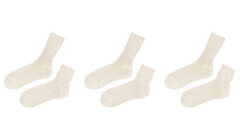 Load image into Gallery viewer, tittimitti® 100% Organic Cotton Toddler Socks (3-Pack) – Made in Italy, Unisex, Soft &amp; Breathable for Boys &amp; Girls.