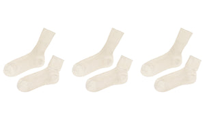 tittimitti® 100% Organic Cotton Toddler Socks (3-Pack) – Made in Italy, Unisex, Soft & Breathable for Boys & Girls.