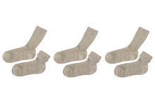 Load image into Gallery viewer, tittimitti® 100% Organic Cotton Toddler Socks (3-Pack) – Made in Italy, Unisex, Soft &amp; Breathable for Boys &amp; Girls.