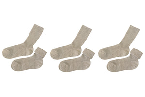 tittimitti® 100% Organic Cotton Toddler Socks (3-Pack) – Made in Italy, Unisex, Soft & Breathable for Boys & Girls.