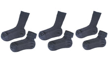 Load image into Gallery viewer, tittimitti® 100% Organic Cotton Kid&#39;s Socks (3-Pack) – Made in Italy, Unisex, Soft &amp; Breathable for Boys &amp; Girls.