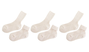 tittimitti® 100% Organic Cotton Toddler Socks (3-Pack) – Made in Italy, Unisex, Soft & Breathable for Boys & Girls.
