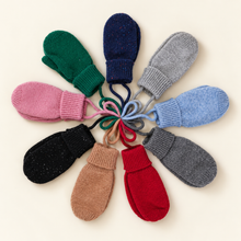 Load image into Gallery viewer, tittimitti® 100% Cashmere Baby, Toddler &amp; Kids’ Mittens with Thumb &amp; Connecting String