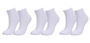 tittimitti® 98% Organic Cotton Women's Ankle Socks (3-Pack)