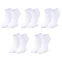 Load image into Gallery viewer, tittimitti® Kids 98% Organic Cotton Ankle Socks 5-Pack – Breathable Lightweight Socks for Active Kids