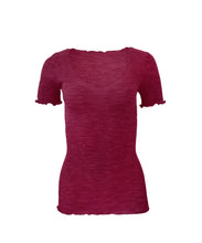 Load image into Gallery viewer, EGi Luxury Wool Silk Women&#39;s T-Shirt. Proudly Made in Italy.