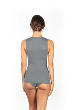 Load image into Gallery viewer, EGI Exclusive Women&#39;s Merino Wool Blend Lace-Trimmed Tank Top. Proudly Made in Italy.