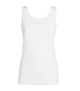 EGI Luxury Cotton Underwear Invisible Seamless Clean-Cut Scoop Neck Tank. Made in Italy.