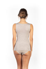 Load image into Gallery viewer, Mare Luxury Merino Wool Blend Women&#39;s Lace -Trimmed Tank Top (S - XXL). Proudly Made in Italy.