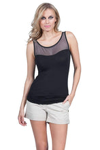 Load image into Gallery viewer, EGI Luxury Modal Women&#39;s Tulle Tank Top. Proudly Made in Italy.