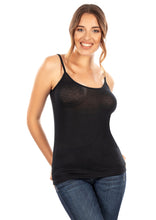 Load image into Gallery viewer, EGI Exclusive Collections Women&#39;s Modal Cashmere Blend Cami. Proudly Made in Italy.