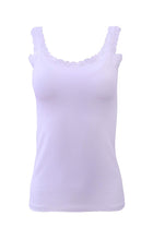 Load image into Gallery viewer, EGI Luxury Modal Women&#39;s Lace-Trimmed Camisole. Proudly Made in Italy.(1122)