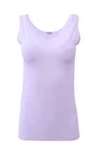 Load image into Gallery viewer, EGI Luxury Modal Women&#39;s Lace-Trimmed Camisole. Proudly Made in Italy.(1121)