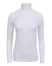 Load image into Gallery viewer, BASIC COTTON Free Spirit Premium Quality 100% Brushed Cotton Women&#39;s Turtleneck Top.Made in Italy.