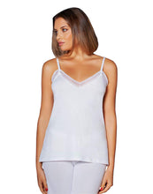 Load image into Gallery viewer, EGI Luxury Viscose Women&#39;s Lace-Trimmed Camisole. Proudly Made in Italy.