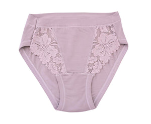 EGI Luxury Modal Women's Lace-Trimmed Briefs Panties. Proudly Made in Italy.(714)