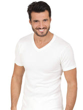 Load image into Gallery viewer, MaRe Premium Quality Cotton Wool Blend Men&#39;s V-Neck Neck T-Shirt. Proudly Made in Italy.