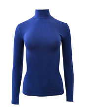 Load image into Gallery viewer, BASIC COTTON Free Spirit Premium Quality Cotton Women&#39;s Turtleneck Long-Sleeved T-Shirt.