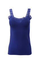 Load image into Gallery viewer, EGI Luxury Modal Women&#39;s Lace-Trimmed Camisole. Proudly Made in Italy.(1122)